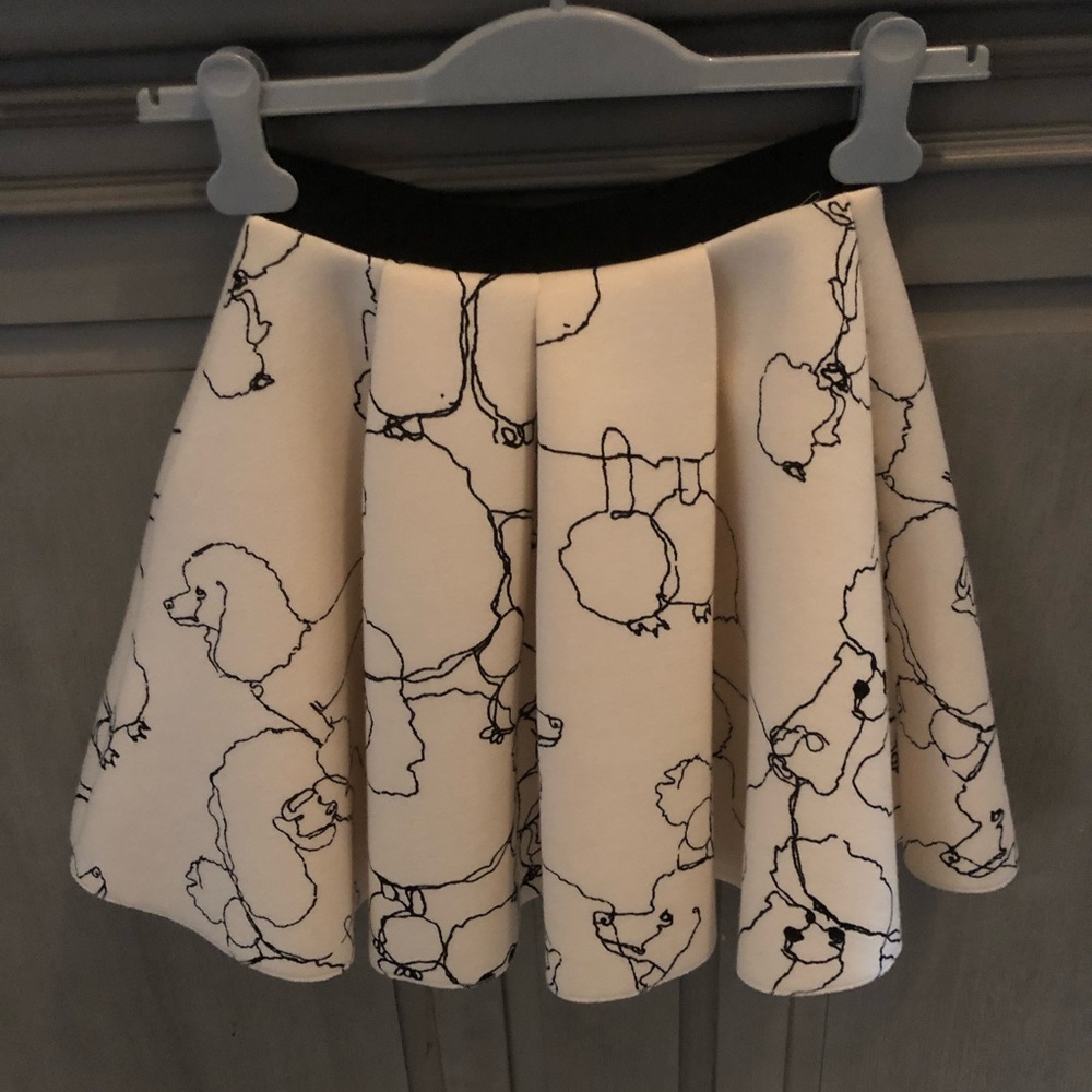 Poodle flare skirt